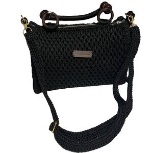African Handmade Crochet Sling Shoulder Handbag